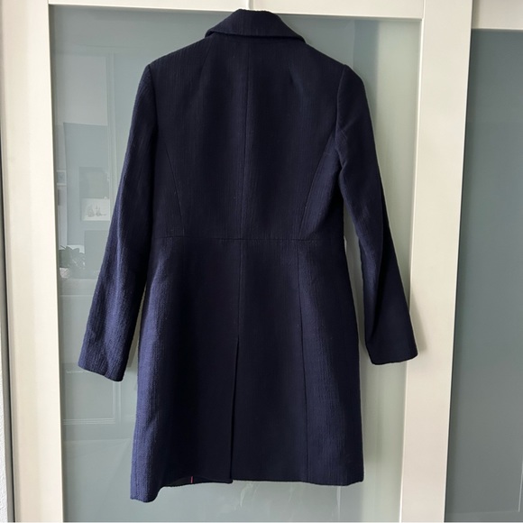 Gorgeous Banana Republic navy overcoat - Picture 2 of 10